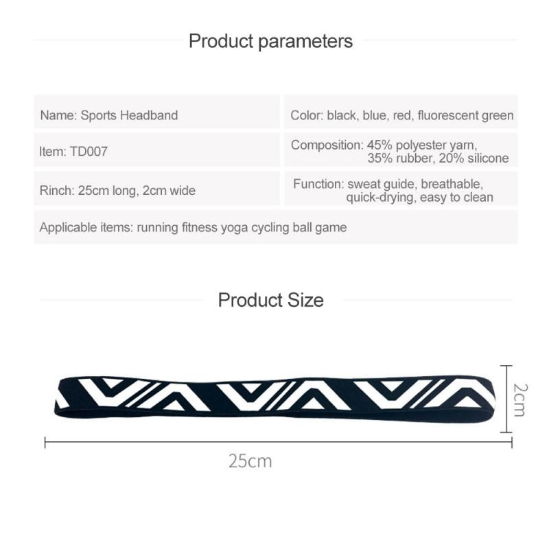 Libisemisvastane higipael Peapael Meeste Naiste Treening Fitness Jooga Sport Juuksepael Elastne Absorbent Jooksev Peapael Uus