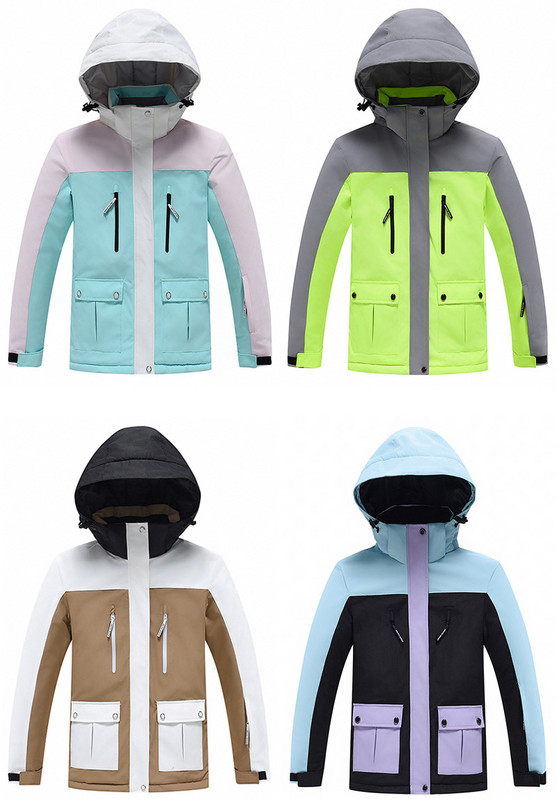 Laste talvine soe suusajope 2024 uus veekindel tuulekindel paksendatud kapuuts väljas sport poistele tüdrukule lumi hind laste külmad riided