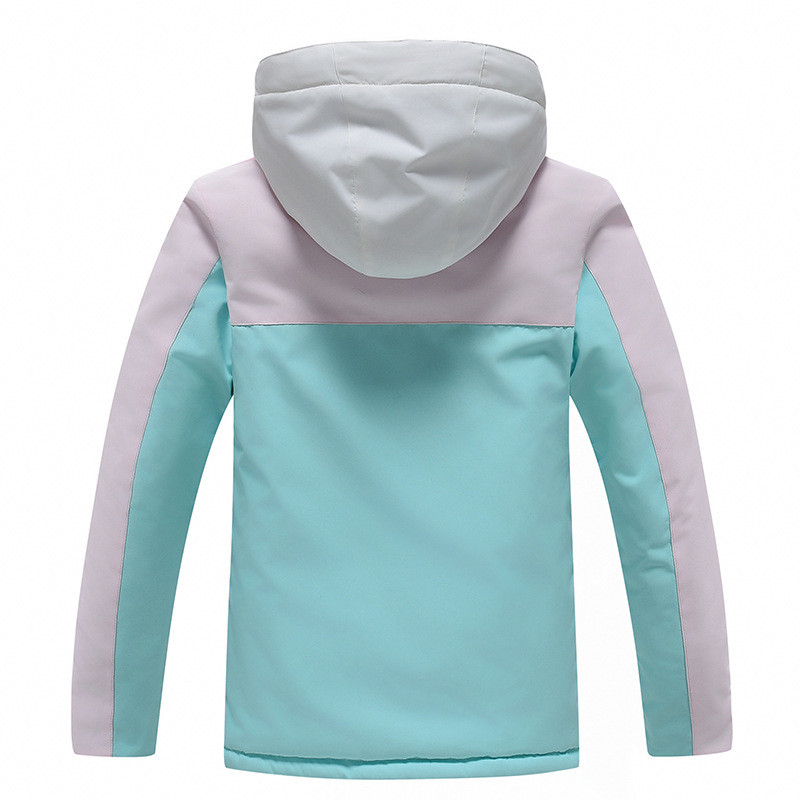 Laste talvine soe suusajope 2024 uus veekindel tuulekindel paksendatud kapuuts väljas sport poistele tüdrukule lumi hind laste külmad riided