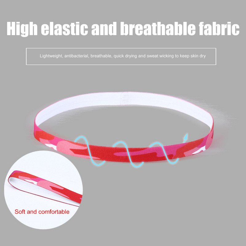 Sports Headband Running Fitness Hair Band Ανδρικά Γυναικεία Yoga Pliate Elastic Sweatband Hair Wrap Headbands Αθλητικά ρούχα