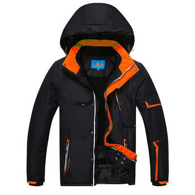 Detector vīriešu slēpošanas jaka Zilā apdruka ziemas āra slēpošanas kostīms Augstums ūdensizturīgs, elpojošs slēpošanas jaka silta snovborda jaka