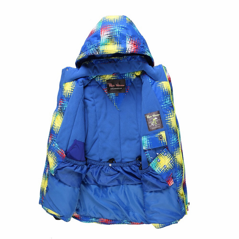 Detector vīriešu slēpošanas jaka Zilā apdruka ziemas āra slēpošanas kostīms Augstums ūdensizturīgs, elpojošs slēpošanas jaka silta snovborda jaka