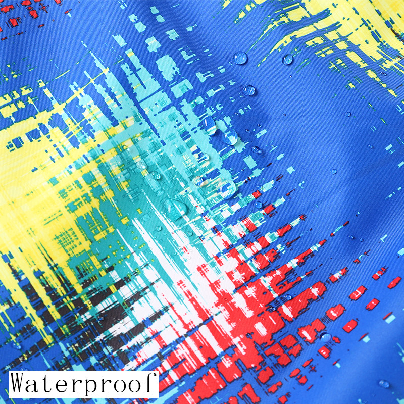 Detector vīriešu slēpošanas jaka Zilā apdruka ziemas āra slēpošanas kostīms Augstums ūdensizturīgs, elpojošs slēpošanas jaka silta snovborda jaka