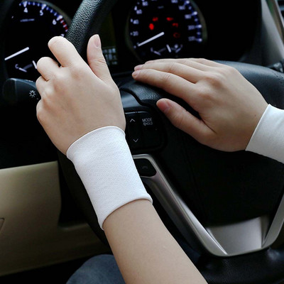 Summer Ice Silk Sports Protect Wrist Wristband Ανδρικό Λεπτό Αθλητικό Εξωτερικό Αναπνεύσιμο Ελαστικό Αντηλιακό Κάλυμμα Καρπού Γυναικεία