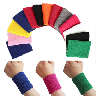 1Pc Αθλητισμός Ποδηλασίας Wristband Wrist Sweatband Βραχιόλι τένις Wristband Volleyball Gym Wrist Brace Support Sweat Band πετσέτα βραχιόλι