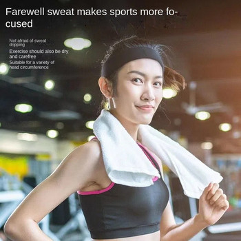 1PcUltra-Thin Sports Sweatband Αναπνεύσιμος απορροφητικός ιδρώτας ιδρώτας ιμάντας κεφαλιού για τα μαλλιά Μαλακό ομαλό λουράκι κεφαλής γιόγκα για εξωτερικούς χώρους