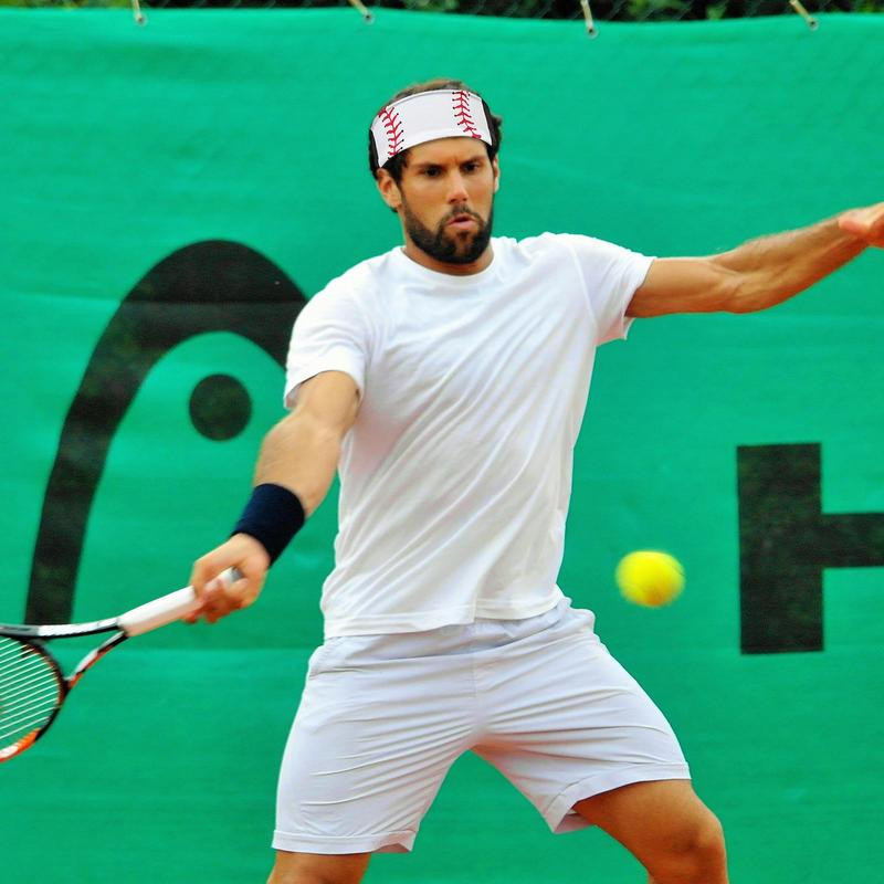 Āra sporta galvas saite Pārnēsājamas fitnesa matu lentes Vīriešu sievietes matu ietīšanas lencēs Elastīga Riteņbraukšana Joga Skriešana Vingrošana Sviedru lente