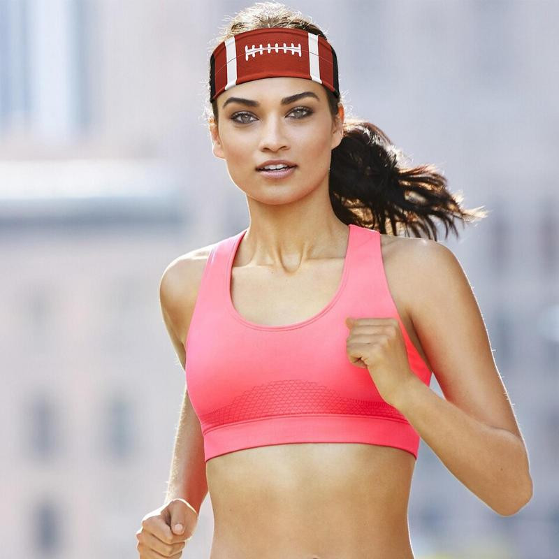 Āra sporta galvas saite Pārnēsājamas fitnesa matu lentes Vīriešu sievietes matu ietīšanas lencēs Elastīga Riteņbraukšana Joga Skriešana Vingrošana Sviedru lente