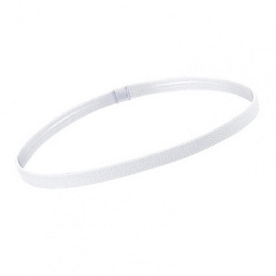 Sporta sviedru lente ar augstu elastību, mīksta šauru joslu galvas saite pret slīdēšanu, sviedru absorbcija, izturīga galvas sviedru lente skriešanai