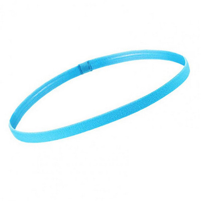 Sporta sviedru lente ar augstu elastību, mīksta šauru joslu galvas saite pret slīdēšanu, sviedru absorbcija, izturīga galvas sviedru lente skriešanai