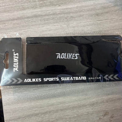 AOLIKES puuvillane spordikorvpalli higipael naistele jooga juuksepael Pea higipael Fitness Jõusaal Jooksupeapael tsweetband kabjapael