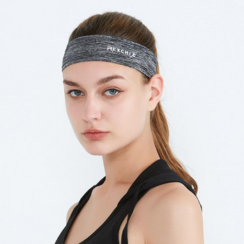 Fashion Sports Headband Φαρδιές ελαστικές λωρίδες μαλλιών γιόγκα Running Fitness Headwear Γυναικεία Turban Head Warp Hairband Sweatband