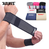 AOLIKES 1 KOM. Elastični sportski zavoj Narukvica za ruku Gym Support steznik za zglob Omot Tenis Pamuk Weat band Fitness Powerlifting