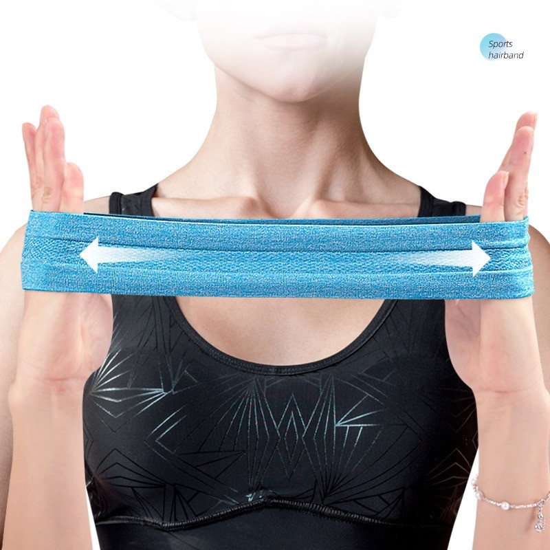 Sviedru lente Sporta sporta zāle Atlētiska galvas saite pret slīdēšanu sievietēm vīriešiem elpojoša basketbola fitnesa jogas volejbola matu lente