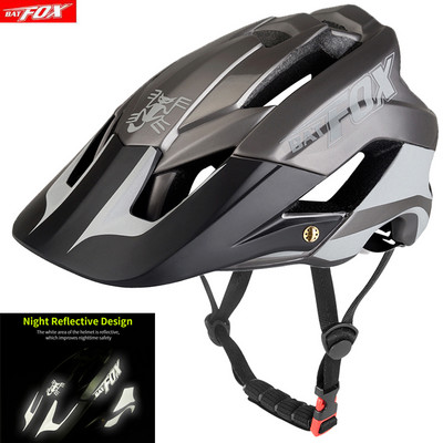 BATFOX sisak mtb enduro férfi kerékpár védősisak Ultralight bmx sisak kerékpáros női fehér kerékpáros sisakok Casco Ciclismo