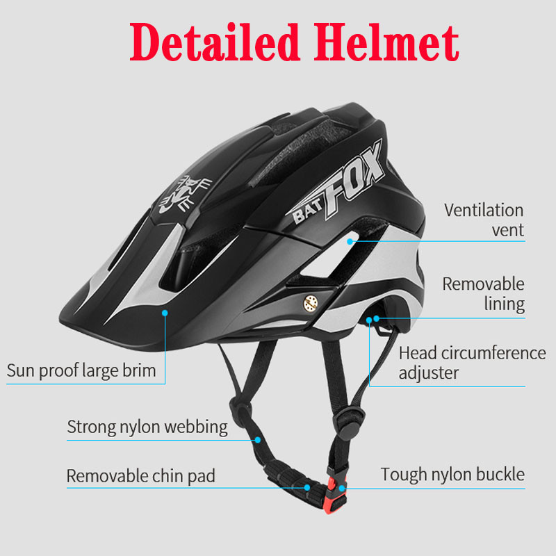 BATFOX ķivere mtb enduro vīrietim velosipēda aizsargķivere Ultralight bmx ķivere velosipēda sievietei baltas riteņbraucēju ķiveres Casco Ciclismo