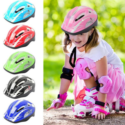 Регулируеми детски велосипедни каски Леки дишащи предпазни каски за велосипед скейт скутер наклонени кънки 자전거 헬멧