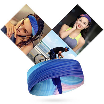 Γιόγκα κεφαλόδεσμος αθλητικός γυναικείος τρέξιμος αθλητικός κορδέλα για τα μαλλιά τουρμπάνι κορδέλα για κεφαλή γυναικεία κορδέλα για τα μαλλιά Fitness Αντιιδρωτικό συγκρότημα Ποδηλασία σε εξωτερικούς χώρους