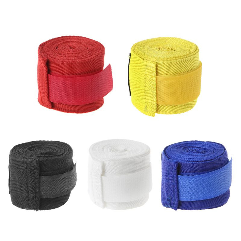 2,5m/98,42 ιντσών Cotton Bandage Boxing Wrist Bandage Hand Wrap Combat Protect Boxing Προπόνηση Kickboxing Muay Thai Handwraps