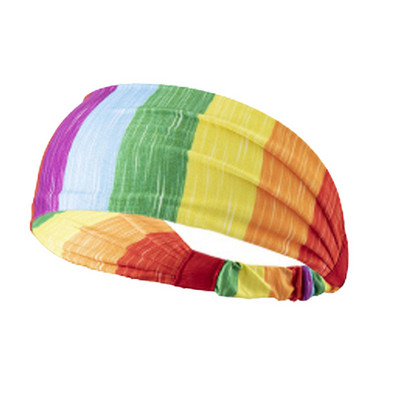 Krāsainas sporta sviedru lentes galvas saite ar augstu elastību, elpojoša trenažieru zāles skriešanas joga matu lentes āra sporta galvas lentes tenisa galvas ietīšana