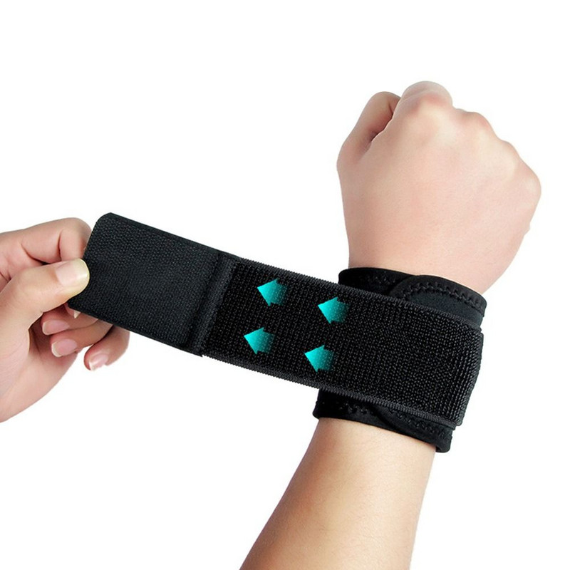 Ρυθμιζόμενα αθλητικά μπρατσάκια μπάσκετ με πίεση Fitness Sweatband Hand Wrist Support Brace Wraps Badminton Tennies Hand Band