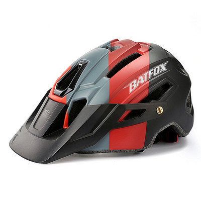 Κράνη ποδηλάτου BATFOX για άνδρες γυναίκες MTB κράνος ποδηλασία 2023 Ενσωματωμένο πορτοκαλί κράνος ποδηλάτου βουνού ελαφρύ casco mtb
