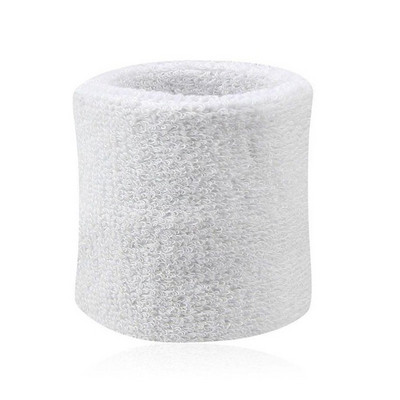 Πολύχρωμο βαμβακερό Unisex Sweatband Wristband Προστατευτικό καρπού Running Badminton Basketball Brace Terry Cloth Sweat Band