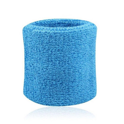 Πολύχρωμο βαμβακερό Unisex Sweatband Wristband Προστατευτικό καρπού Running Badminton Basketball Brace Terry Cloth Sweat Band