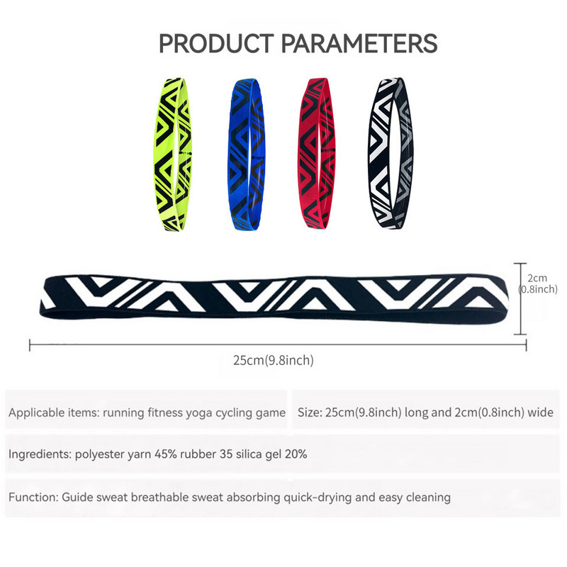 Higi neelav higistamisvastane higi imav riba Fitness-peapael Jooga korvpalli otsmikukaitse Jooksjalgpalli peapael