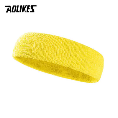 AOLIKES Fitness Bėgimas Dviračių Prakaito juostelė Prakaito galvos juosta vyrams Moterų elastinė kvėpuojanti Joga Plaukų juostelės Galvos Prakaito juostos