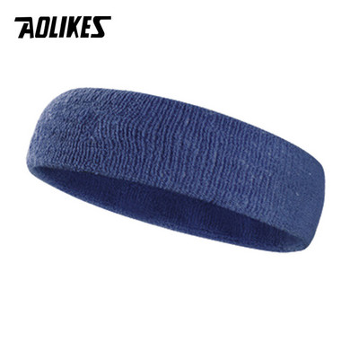 AOLIKES Fitness Bėgimas Dviračių Prakaito juostelė Prakaito galvos juosta vyrams Moterų elastinė kvėpuojanti Joga Plaukų juostelės Galvos Prakaito juostos