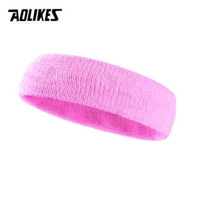 AOLIKES Fitness Bėgimas Dviračių Prakaito juostelė Prakaito galvos juosta vyrams Moterų elastinė kvėpuojanti Joga Plaukų juostelės Galvos Prakaito juostos
