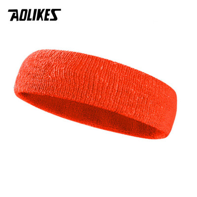 AOLIKES Fitness Bėgimas Dviračių Prakaito juostelė Prakaito galvos juosta vyrams Moterų elastinė kvėpuojanti Joga Plaukų juostelės Galvos Prakaito juostos