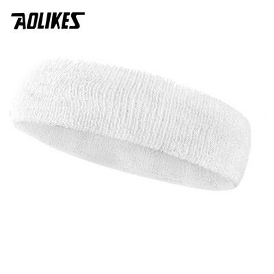 AOLIKES Fitness Bėgimas Dviračių Prakaito juostelė Prakaito galvos juosta vyrams Moterų elastinė kvėpuojanti Joga Plaukų juostelės Galvos Prakaito juostos
