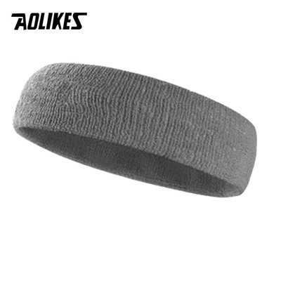 AOLIKES Fitness Bėgimas Dviračių Prakaito juostelė Prakaito galvos juosta vyrams Moterų elastinė kvėpuojanti Joga Plaukų juostelės Galvos Prakaito juostos