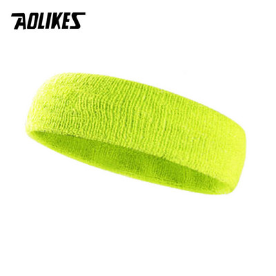 AOLIKES Fitness Bėgimas Dviračių Prakaito juostelė Prakaito galvos juosta vyrams Moterų elastinė kvėpuojanti Joga Plaukų juostelės Galvos Prakaito juostos