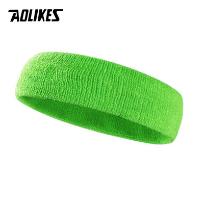 AOLIKES Fitness Bėgimas Dviračių Prakaito juostelė Prakaito galvos juosta vyrams Moterų elastinė kvėpuojanti Joga Plaukų juostelės Galvos Prakaito juostos
