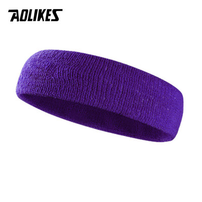 AOLIKES Fitness Bėgimas Dviračių Prakaito juostelė Prakaito galvos juosta vyrams Moterų elastinė kvėpuojanti Joga Plaukų juostelės Galvos Prakaito juostos