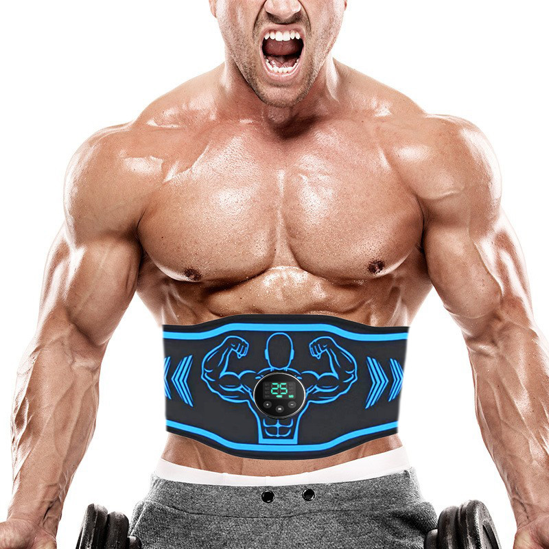 ABS Toning Belt Kõhulihaste Toonik EMS Lihasstimulaator Mehed Naiste Fitness Treening Keha vormimine Kodune Jõusaal Treening Treening
