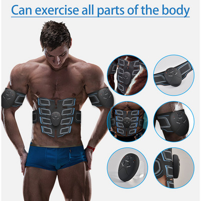 Antrenor de stimulare musculară abdominală USB Connect Echipament de antrenament pentru abdomene Electrostimulator pentru mușchi Masaj toner