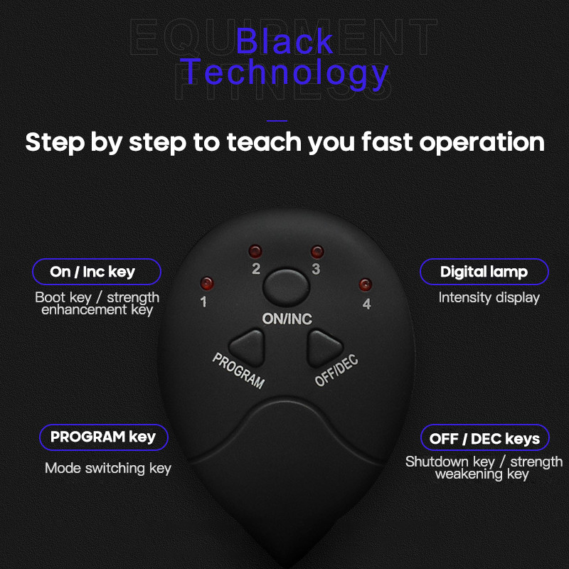 Kõhulihaste stimulaator Treener USB Connect Kõhulihaste treeningvarustus Lihased Elektrostimulaator Tooneri Massaaž