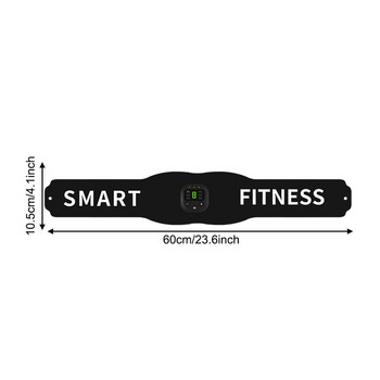 Smart Fitness Ab Belt Abs Stimulator Ηλεκτρονικός διεγέρτης κοιλιακών μυών Ζώνη τόνωσης σώματος Ζώνη αδυνατίσματος Απώλεια βάρους Άνδρες Γυναίκες