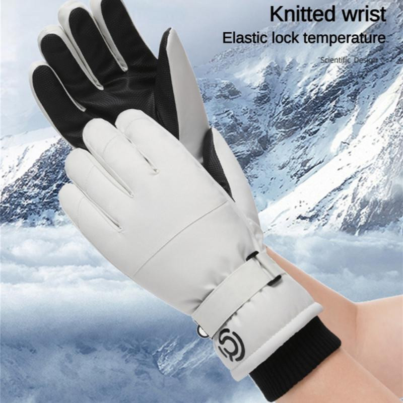 Ανδρικά γυναικεία γάντια σκι Χειμερινά ζεστά αντιανεμικά αδιάβροχα με οθόνη αφής fleece αντιολισθητικά Snowboard Snowmobile για σκι ποδηλασίας