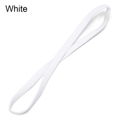 1 vnt Jogos plaukų juostelės Candy Color Moterys Vyriški Sportiniai galvos apdangalai Merginoms Sportiniai Neslystantys elastiniai Guminiai Prakaito dirželiai Futbolas Bėgimas