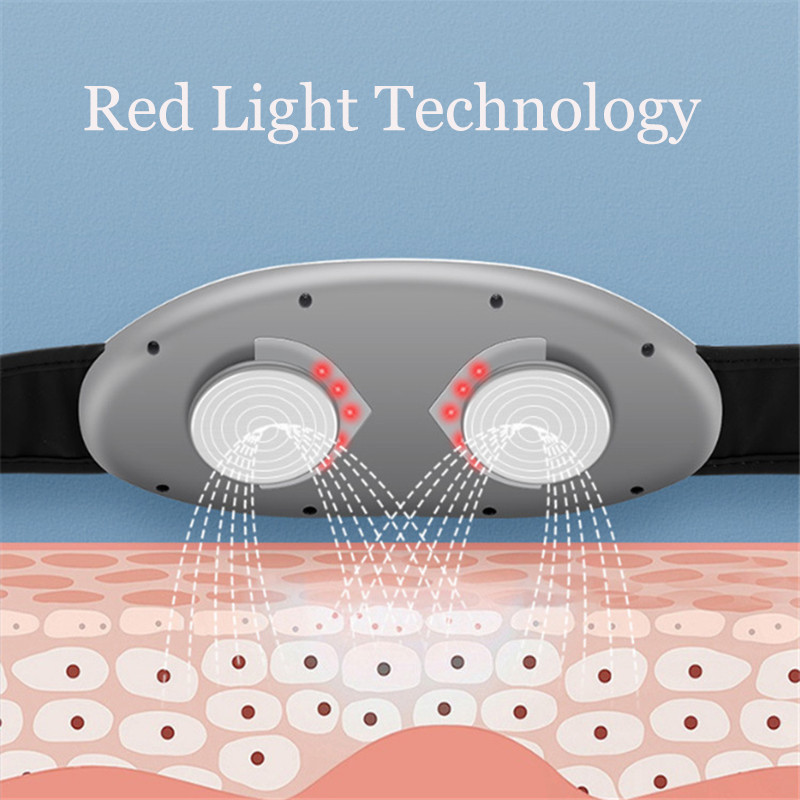 Compress Waist Massager Tens Emsi infrapunaküte Leevendab nimmepiirkonna lihaste pinget Juhtmevaba kaugmassaaž Kodune lõdvestustööriist Kuum