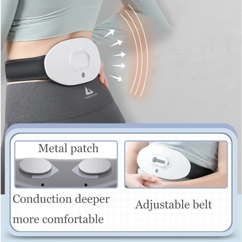 Compress Waist Massager Tens Emsi infrapunaküte Leevendab nimmepiirkonna lihaste pinget Juhtmevaba kaugmassaaž Kodune lõdvestustööriist Kuum