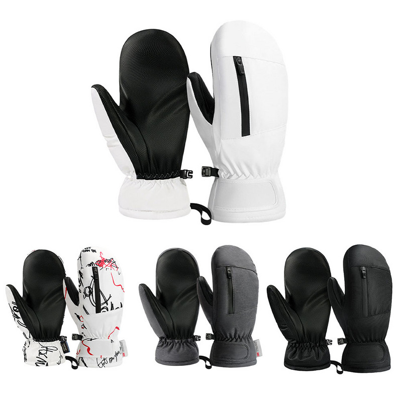 SK32 ziemas slēpošanas cimdi Silti ūdensnecaurlaidīgi vēja necaurlaidīgi cimdi slēpošanai snovbordam braukšanai ar sniega motociklu pārgājieniem ziemas aktivitātes brīvā dabā