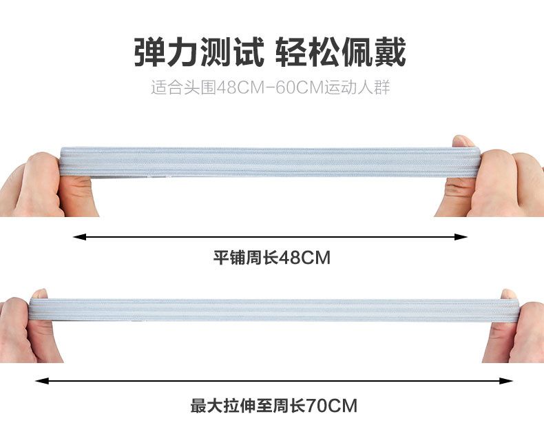 Αντιολισθητική ζώνη κεφαλής ιδρώτα για άντρες και γυναίκες αθλητική γυμναστική ζώνη κεφαλής τένις Badminton μπάσκετ τρέξιμο