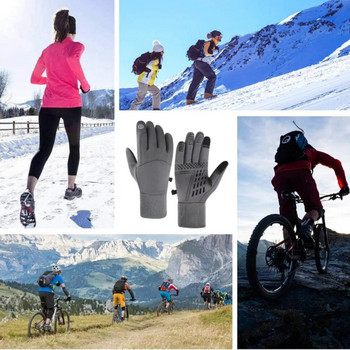 Winter Gloves Touch Screen Resistant Waterproof Thermal for Running Ski Cycling Driving Hiking - Ζεστά δώρα για άνδρες γυναίκες