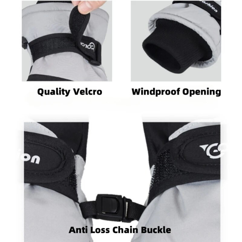 Veekindlad suusakindad Talvised soojad kindad suusatamiseks lumelauasõiduks talviseks tööks Puutetundlik ekraan Käsikindad Külma ilmaga suusk